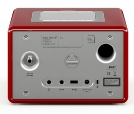 sonoroCD 2 SO-220 tafelradio met DAB+ en FM, CD speler, USB en Bluetooth, rood