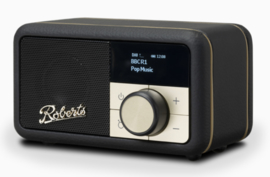 Roberts Revival Petite mini DAB+ en FM radio met Bluetooth ontvangst, zwart