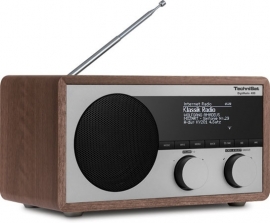 TechniSat DigitRadio 400 houten internetradio met DAB+ en FM, houtkleur