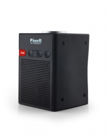 Pinell GO portable DAB+ en FM radio met ingebouwde accu, zwart