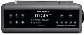 Nordmende Transita 210 stereo oplaadbare en draagbare DAB+ en FM radio met Bluetooth, antraciet