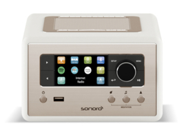 sonoro RELAX SO-810 V2 internetradio met WIFI, LAN, DAB+, FM, Spotify, Bluetooth en USB, mat wit