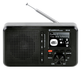 Albrecht DR 86 Senior compacte DAB+ en FM gebruiksvriendelijke digitale radio met Bluetooth, oplaadbaar