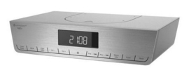 Soundmaster UR2016SI stereo DAB+ en FM onderbouw keukenradio, zilver