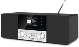 TechniSat DIGITRADIO 3 IR stereo tafelradio met internetradio, DAB+ digital radio, FM, Bluetooth, Spotify, CD-speler en USB, zwart