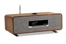 Ruark Audio R3S compact radio systeem, rich walnut