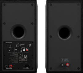 Klipsch Reference R-50 PM versterkte stereo hi-fi luidsprekers met 120 Watt versterker