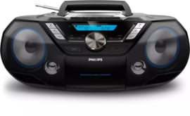 Philips AZB798T / 12 stereo digitale radio CD met DAB+, FM, Bluetooth, Cassette en USB
