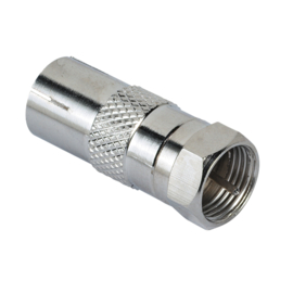 F connector male naar COAX Female (205222)