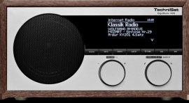 TechniSat DigitRadio 400 houten internetradio met DAB+ en FM, houtkleur