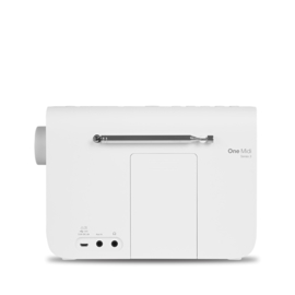 Pure One Midi Series 3 draagbare FM en DAB+ radio, cool white