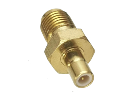 Verloop adapter connector SMA BINNEN female naar SMB male / koppelstuk