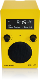 Tivoli Audio Model PAL+BT oplaadbare radio met DAB+, FM en Bluetooth, geel