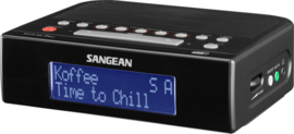 Sangean DCR-89+ DAB+ en FM wekker radio, zwart