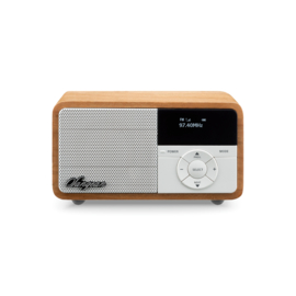 Sangean DDR-7X mini DAB+ en FM radio met Bluetooth ontvangst, Light Wood