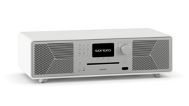 sonoro MEISTERSTÜCK II GEN.2 stereo hifi all-in-one muzieksysteem met CD speler - White (matt) - Silver