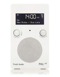 Tivoli Audio Model PAL+ BT oplaadbare radio met DAB+, FM en Bluetooth, wit