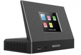 Noxon A110+ hifi settop box met DAB+, FM, internetradio en USB, zwart