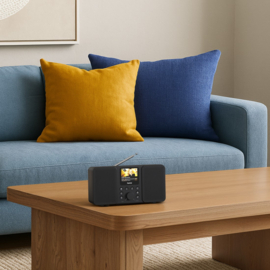 Hama DIR10 stereo compacte DAB+, FM en internet digitale radio met Bluetooth ontvangst