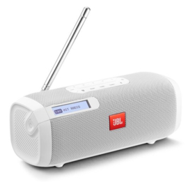 JBL Tuner oplaadbare Bluetooth luidspreker met DAB+ en FM radio, wit