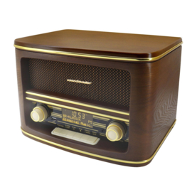 Soundmaster NR961 stereo retro DAB+ en FM radio met CD, Bluetooth en USB