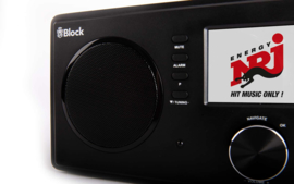 Block CR-20 Stereo High End radio met DAB+, internet en Spotify, hoogglans zwart