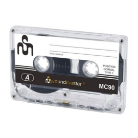 Soundmaster Cassettebandjes 90 minuten, pakje van 5 stuks