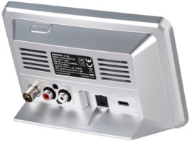 Noxon A130 audio set top box voor stereo installaties met internetradio, DAB+, FM, USB, Bluetooth en Spotify, zilver