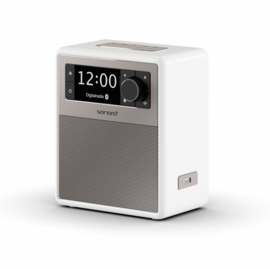 Sonoro EASY SO-120 V2 DAB+ / FM wekker radio met Bluetooth ontvangst, wit