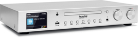TechniSat DigitRadio 143 CD V3 stereo hifi DAB+ en wifi internet tuner met CD speler, zilver