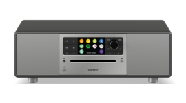 Sonoro Prestige X SO-331 stereo internetradio met DAB+, FM, CD, Spotify en Bluetooth, Graphite (matt) - Silver