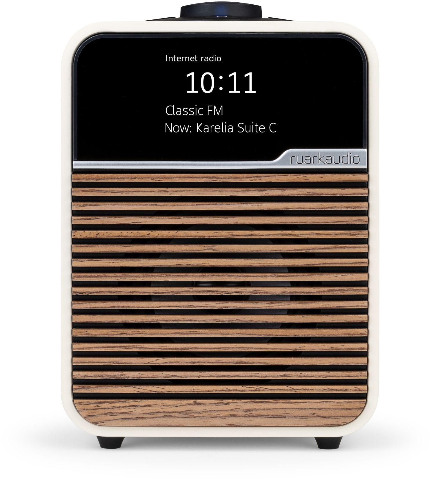 Ruark Audio R1S Smart Radio met WIFI internetradio, DAB+, FM, Spotify en Bluetooth, Light Cream