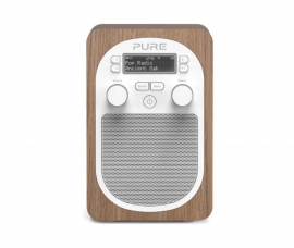 Pure Evoke D2 draagbare DAB+ en FM radio, eiken