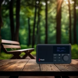 Pinell Compact oplaadbare DAB+ radio met FM en Bluetooth