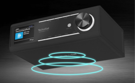 TechniSat DigitRadio 23 ASA keuken (onderbouw) radio met DAB+, FM en Bluetooth, zwart
