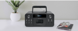 Muse M-182 DB draagbare Radio CD speler met Cassette, DAB+ en Bluetooth, zwart
