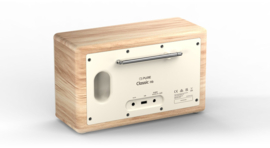 Pure Classic H6 stereo digitale DAB+ en FM radio met Bluetooth, Wit Eiken