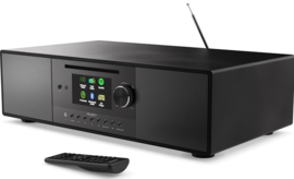 Majority Audio Quadriga Maxi 200 Watt stereo alles-in-1 radio met internetradio, DAB+, FM, CD, USB, Spotify en Bluetooth