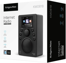 Krüger & Matz KM0818 internet radio met Bluetooth ontvangst en USB