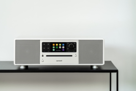 Sonoro Prestige X (2023 editie) SO-331 stereo internetradio met DAB+, FM, CD, Spotify en Bluetooth, wit - zilver