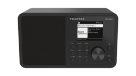 Telestar Top 200 radio met DAB+, FM, Bluetooth, USB en Internet, zwart