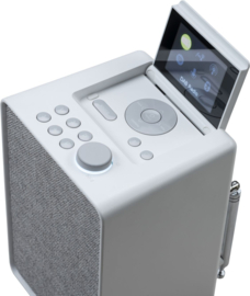 Pure Evoke Spot compact muzieksysteem met DAB+, internetradio, Spotify en Bluetooth, Cotton White