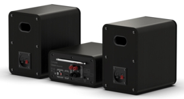 Pure Classic Stereo Mini microsysteem met DAB+ en FM radio met CD en Bluetooth, Zwart