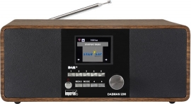 Imperial DABMAN i200 stereo hybride internetradio met Spotify, DAB+ en FM, walnoot