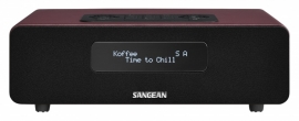 Sangean DDR-36 digitale tafelradio met DAB+, FM en Bluetooth, rood