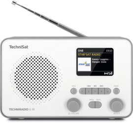 TechniSat TECHNIRADIO 6 IR digitale portable radio met DAB+, FM en internet, wit