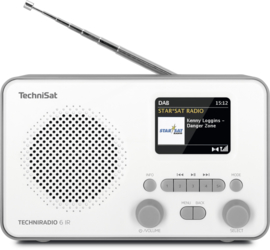 TechniSat TECHNIRADIO 6 IR digitale portable radio met DAB+, FM en internet, wit, OPEN DOOS