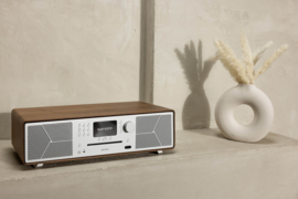 sonoro MEISTERSTÜCK II GEN.2 stereo hifi all-in-one muzieksysteem met CD speler - Walnut - Silver