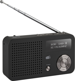 Imperial DABMAN 13 compacte DAB+ radio met FM en audio afspelen via USB en micro SD, zwart