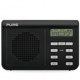 Pure One Mi Series II - mini digitale radio met DAB+ en FM - zwart